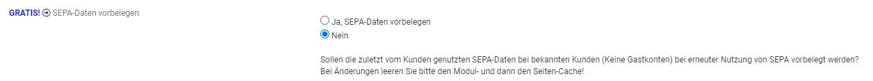 Gratis-Tool Sepa-Datenvorlage