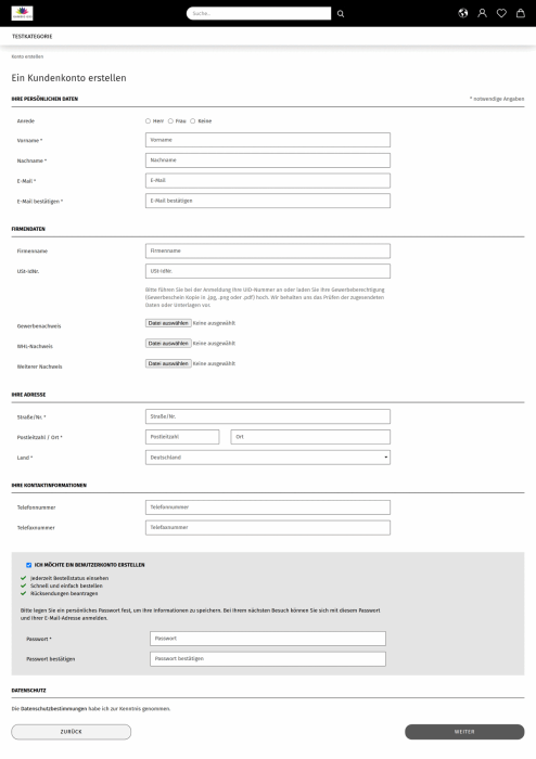 M0041 - Gewerbenachweis - Anmeldung