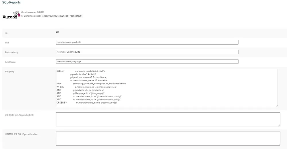 M0012 - Report-Editor