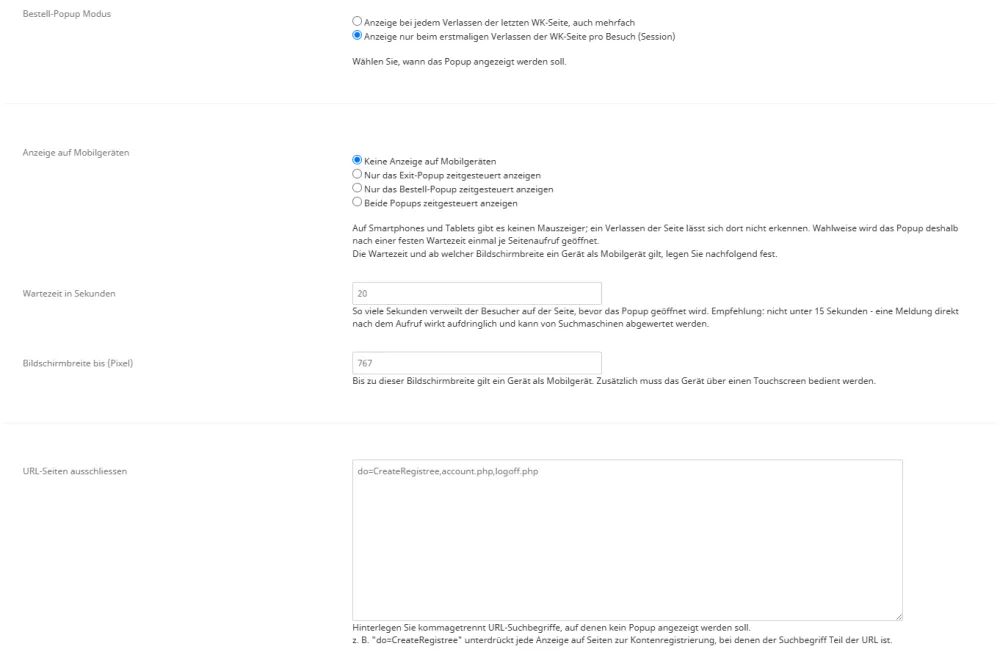 Page-Popups - Setup B