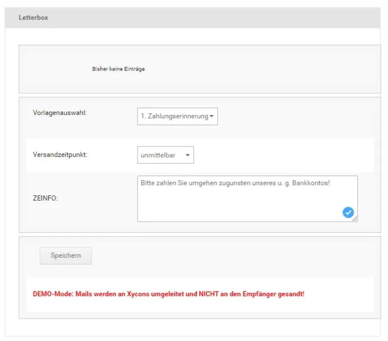 M0034 - LetterBox - Vorlagennutzung