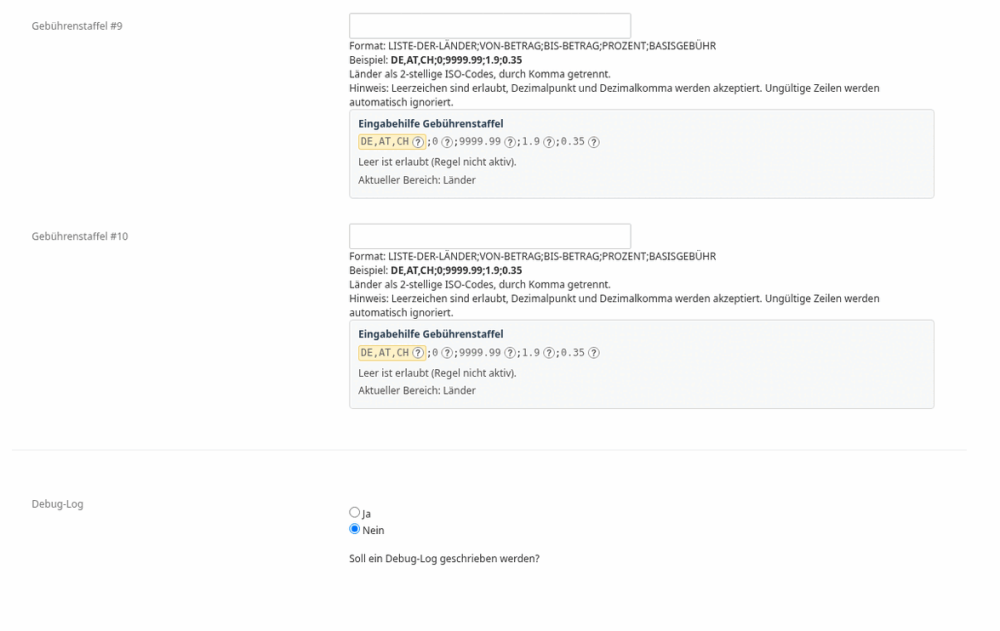 M0036 - PayPal-Gebühr - Setup 5