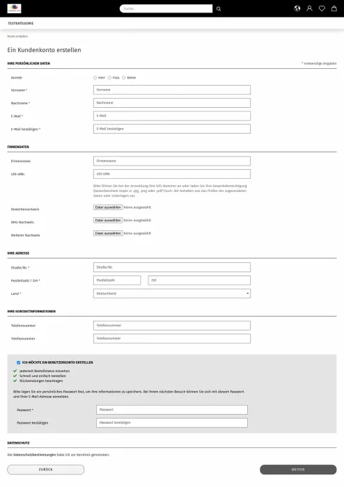 M0041 - Gewerbenachweis - Anmeldung