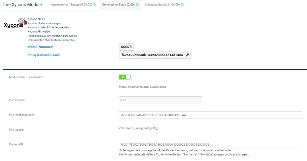 M0078 - Setup