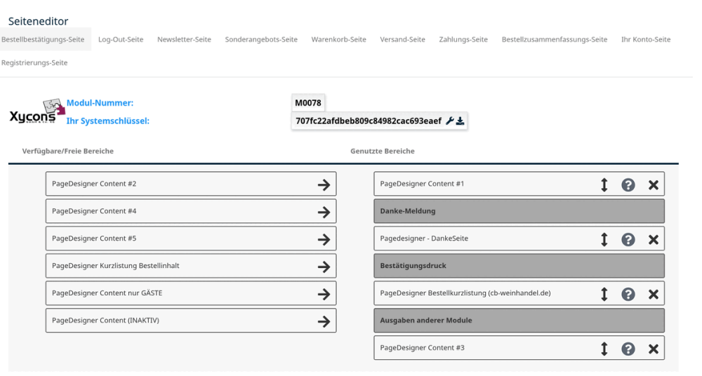 M0078 - Seiten-Editor Editorbeispiel