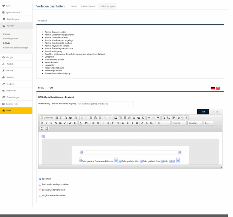 M0083 - PayPalHelper - Mailvorlage