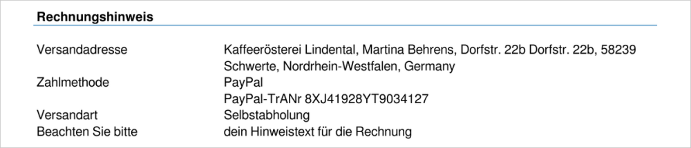 M0083 - PayPalHelper - Rechnung