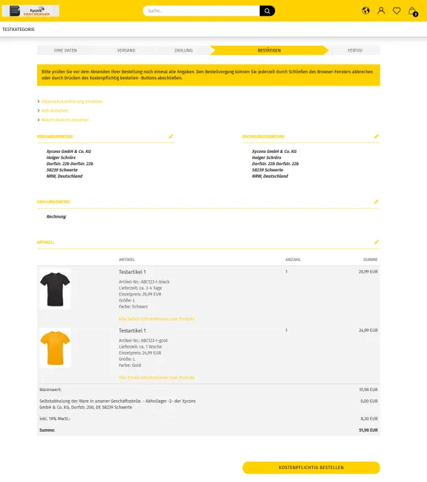 M0093 - Checkout