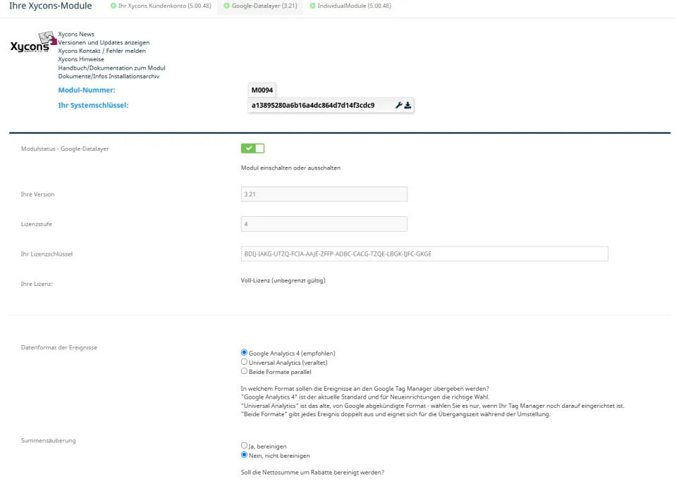 M0094 - GoogleDatalayer -Setup A