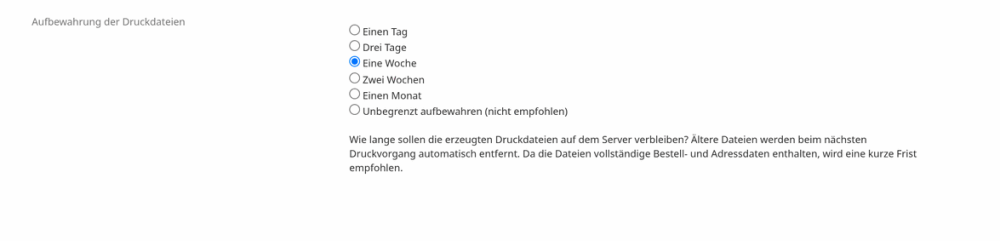 M0118 - Bestellbestätigungsdrucker - Setup 2