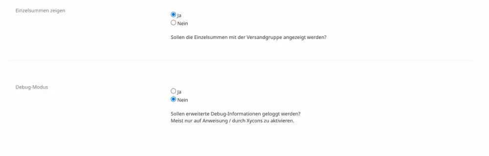 M0123 - Versandgruppen - Setup Teil