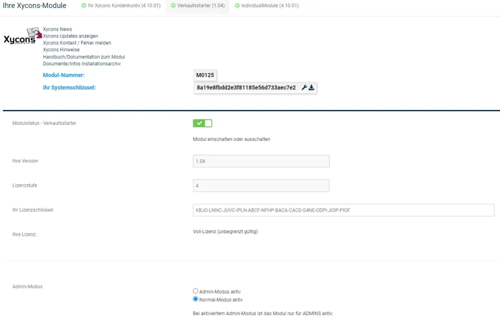 M0125 - Verkaufsstarter Setup 1