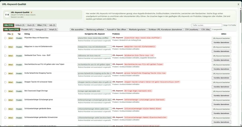 M0154 - Ultimative SEO-Suite - Trefferliste 1