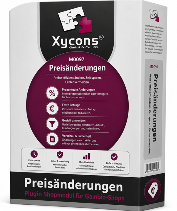 M0097 - Preisänderungen