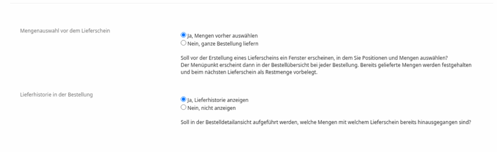 M0049 - Teillieferungen - Setup 4