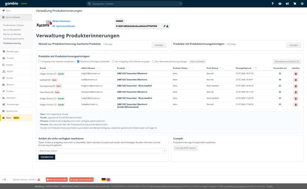 M0009- Verwaltung