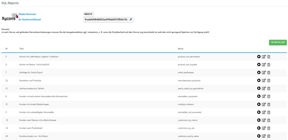 M0012 - Reports