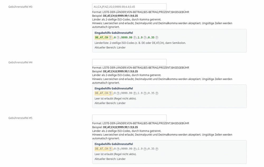 M0036 - PayPal-Gebühr - Setup 3