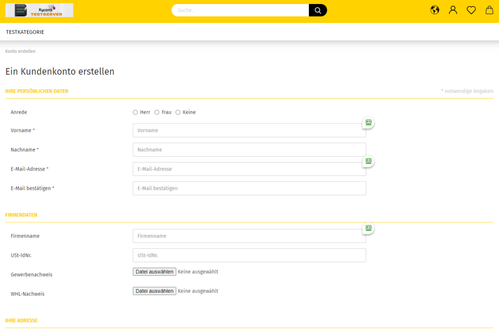 M0041 - Upload Registrierung