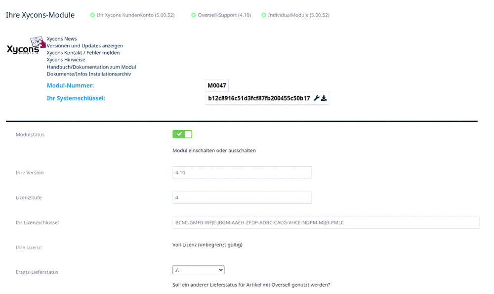 M0047 - OverSell-Info - Setup 1