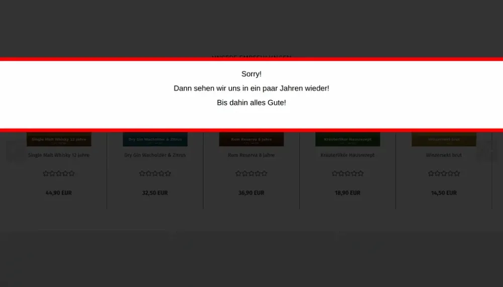 M0054 - Altersprüfung - Hinweisseite