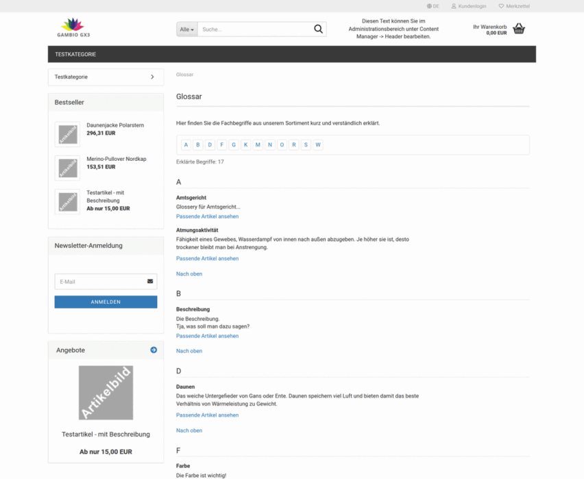 M0059 - Glossary Tooltips - Glossarseite