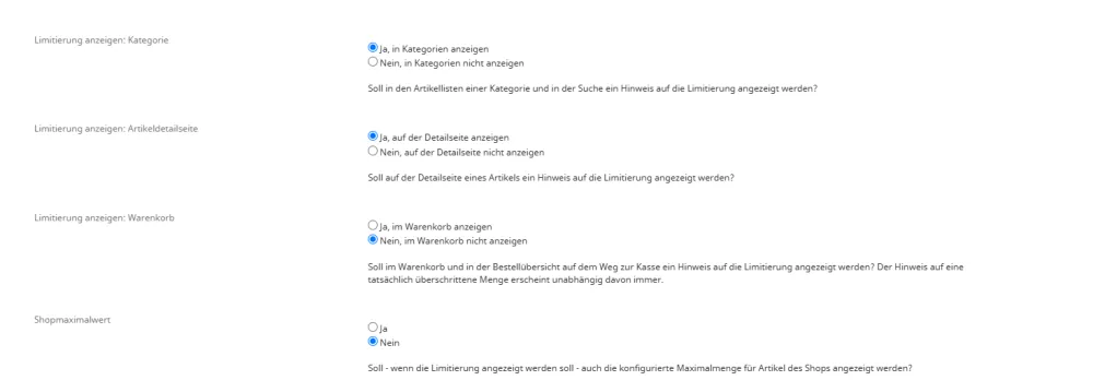 M0065 - Produktbegrenzer - Setup B