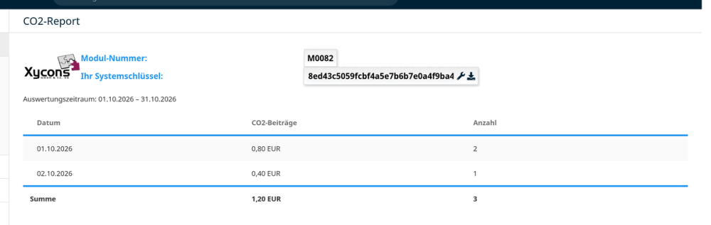 M0082 - CO2-Abgabe- Report