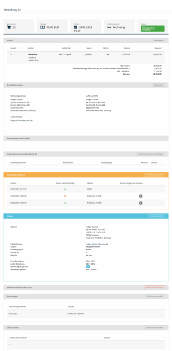 M0106 - Rechnungsautomatik - Setup 7