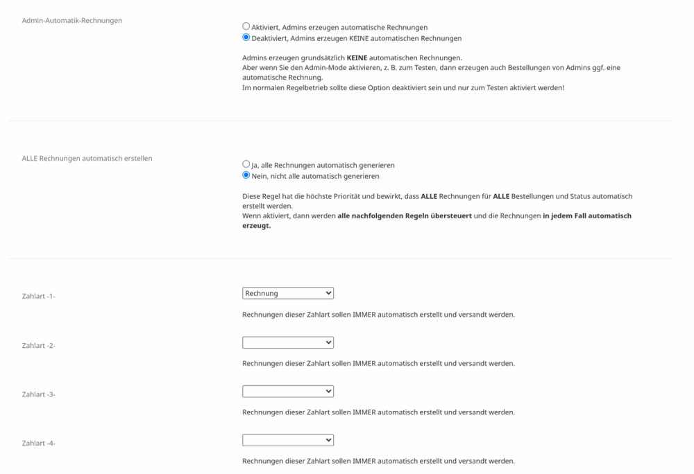 M0106 - Rechnungsautomatik - Setup 2