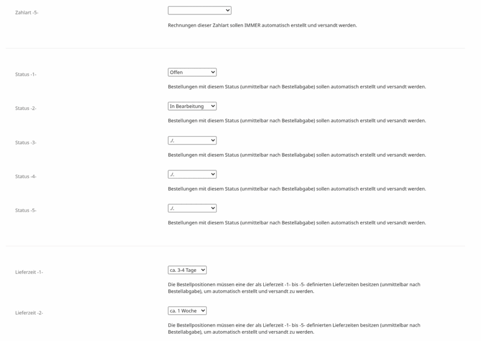 M0106 - Rechnungsautomatik - Setup 3