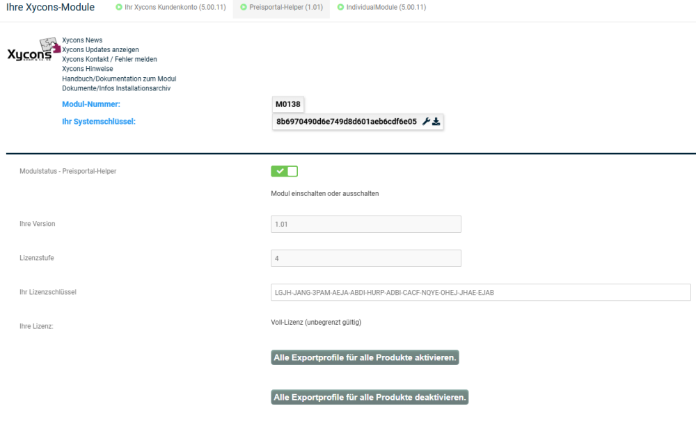 M0138 - Preisportal-Helper - Setup
