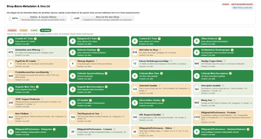 M0154 - Ultimative SEO-Suite -  Kacheln 1