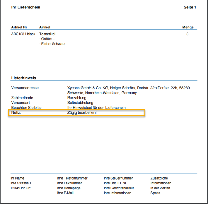 M0110 - Rechnung