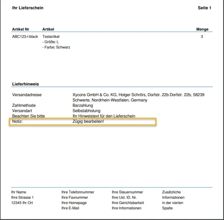 M0110 - Rechnung