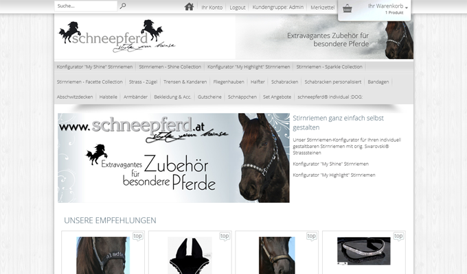 schneepferd